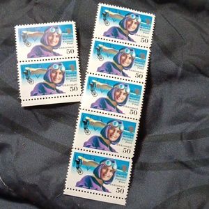 Harriet Quimby pioneer pilot stamps